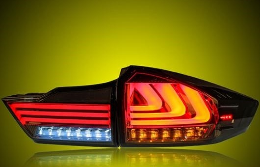 テール ランプ 適用: ホンダ シティ ライト 2015-2016 LED リア DRL + ブレーキ パーク シグナル ストップ AL-HH-0049 AL｜apagency4｜04