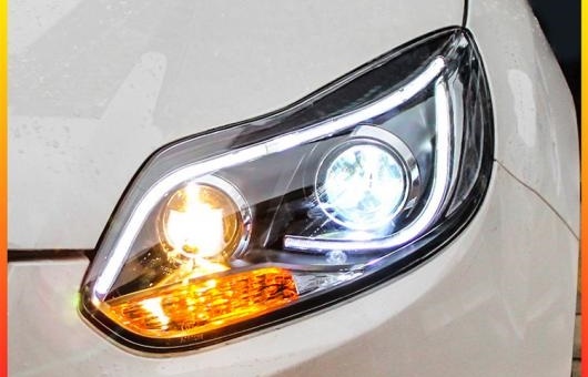 ヘッドライト 適用: フォード/FORD フォーカス LED 2012-2014 ヘッドランプ デイタイムランニングライト DRL 4300K〜8000K 35W・55W AL-HH-0134 AL