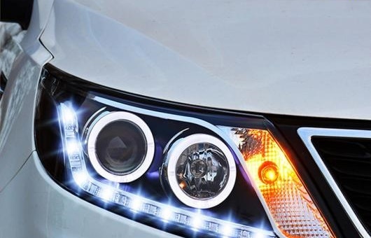 ヘッドライト 適用: 起亜 K2 2011 2012 LED ヘッドランプ デイタイムランニングライト DRL バイキセノン HID 4300K〜8000K 35W・55W AL HH 0167 AL :502726550:オートパーツエージェンシー 4号店