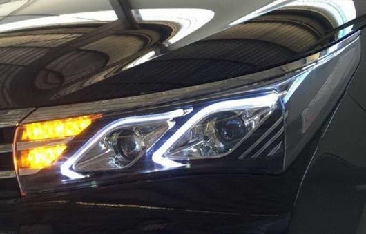 適用: トヨタ カローラ ヘッドライト 2014 LED DRL BI キセノン レンズ