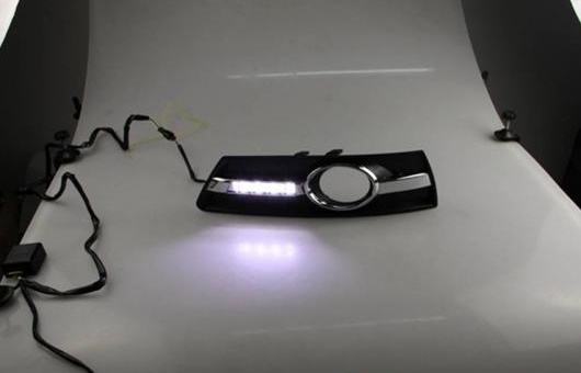 適用: VW フォルクスワーゲン/VOLKSWAGEN CC LED DRL 2010-2012 フォグ ランプ デイタイムランニングライト 高光度 ガイド A スタイル AL-HH-0485 AL