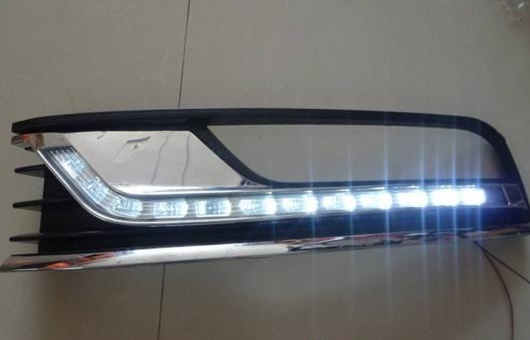 適用: VW フォルクスワーゲン/VOLKSWAGEN マゴタン 2011-2013 LED DRL フォグ ランプ デイタイムランニングライト 高光度 ガイド AL-HH-0502 AL