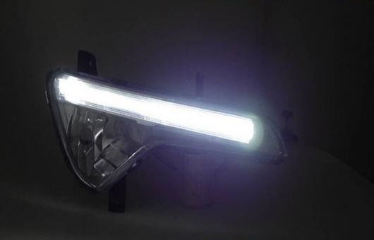 適用: 起亜 スポーテージ 2010-13 LED DRL 高光度 ガイド フォグ ランプ デイタイムランニングライト B スタイル AL-HH-0593 AL