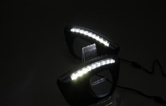 適用: ヒュンダイ/現代/HYUNDAI サンタフェ LED DRL 高光度 ガイド フォグ ランプ デイタイムランニングライト AL-HH-0653 AL