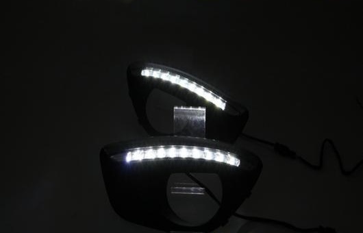 適用: ヒュンダイ/現代/HYUNDAI サンタフェ LED DRL 高光度 ガイド フォグ ランプ デイタイムランニングライト AL-HH-0653 AL