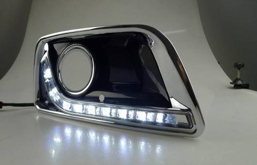 適用: シボレー/CHEVROLET マリブ 2012-2014 LED DRL 高光度 ガイド フォグ ランプ デイタイムランニングライト A スタイル AL-HH-0664 AL