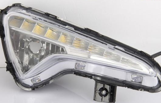 高品質 適用: ヒュンダイ/現代/HYUNDAI アクセント 2014 LED DRL フォグ ランプ デイタイム ランニング ガイド ライト 35W ホワイト・イエロー 5500K AL-HH-0821 AL