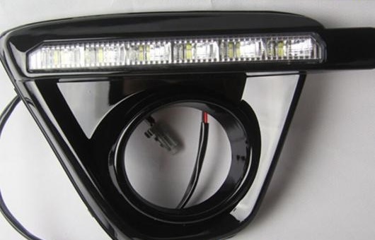 適用: マツダ CX-5 12 LED DRL フォグ ランプ デイタイム ランニング 高光度 ガイド ライト 35W ホワイト 5500K AL-HH-0829 AL