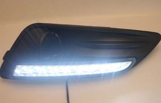 適用: フォード/FORD フェスティバ 13 14 LED DRL フォグ ランプ デイタイム ランニング 高光度 ガイド ライト 35W ホワイト 5500K AL HH 0844 AL :502733390:オートパーツエージェンシー 4号店