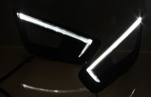 適用: フォード/FORD フォーカス 2015-2017 LED DRL フォグ ランプ デイタイム ランニング 高光度 ガイド ライト 35W ホワイト 5500K AL-HH-0881 AL