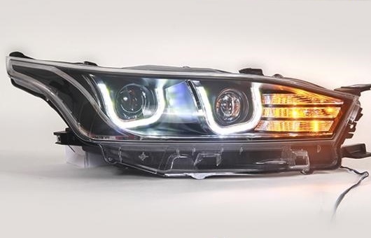 適用: トヨタ LED ヘッドランプ ヘッドライト 2012-2015 パサート DRL