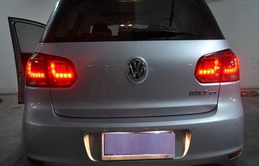 テール ランプ 適用: VW フォルクスワーゲン/VOLKSWAGEN ゴルフ MK6 LED ライト 2010-2012 GOLF6 アルティス リア DRL + ブレーキ パーク レッド AL-HH-1164 AL