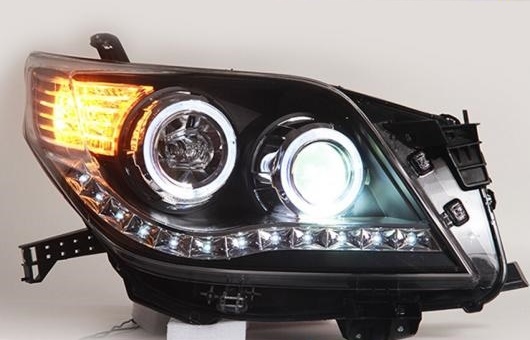 適用: トヨタ プラド ヘッドライト 2010-2013 LED GIT ヘッドランプ