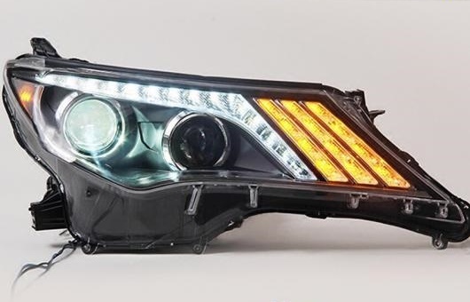 LED ヘッドランプ 適用: トヨタ RAV4 ヘッドライト 2013 2015 DRL H7 HID Q5 バイキセノン レンズ ロー 4300K〜8000K 35W・55W AL HH 1192 AL :502736870:オートパーツエージェンシー 4号店