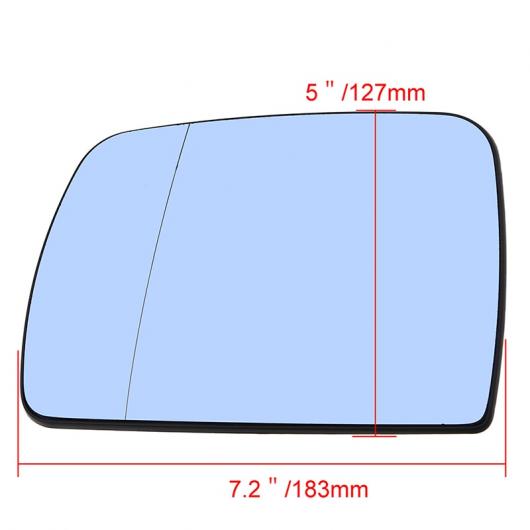 ブルー レンズ ヒート ミラー ガラス 適用: ランドローバー/LAND ローバー/ROVER レンジ 1ピース 左・1ピース 右 AL II 1217 AL : 502838440 : オートパーツエージェンシー 4号店