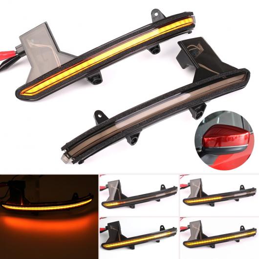 適用: マツダ CX-5 CX5 KF 2017 2018 LED ダイナミック ウインカー ウインカー シーケンシャルドア サイド バックミラー ミラー インジケーター AL-JJ-6701 AL