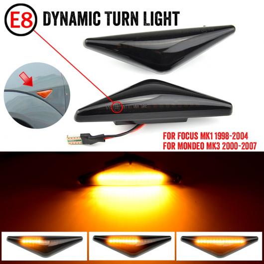 2ピース サイド リピーター ライト ランプ LED サイド マーカー ダイナミック ウインカー ライト ウインカー ランプ 適用: フォード/FORD AL-JJ-7044 AL