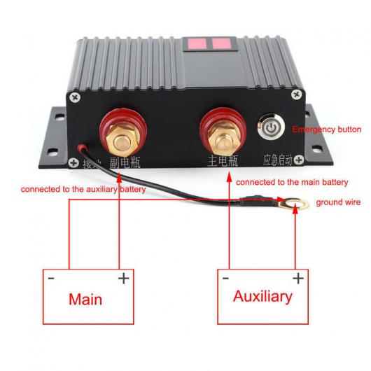 12V-24V 150A 自動車 デュアル バッテリー アイソレーター
