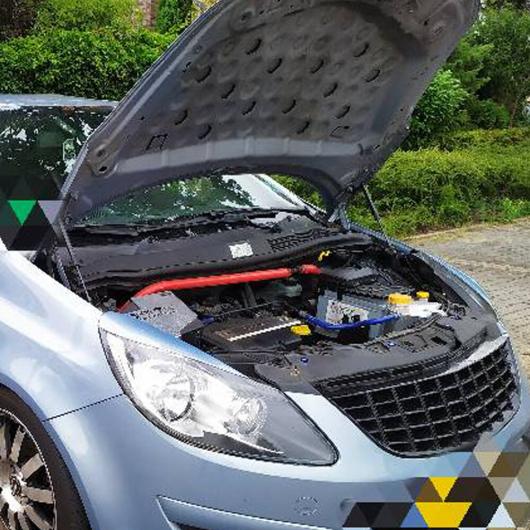 適用: オペル/OPEL コルサ D 2006 2014 フロント ボンネット ブルー カーボンファイバー〜グリーン カーボンファイバー AL JJ 9101 AL : 503316580 : オートパーツエージェンシー 4号店