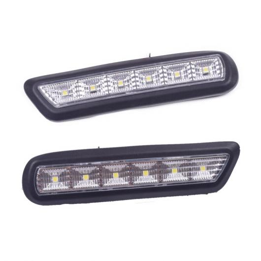 正規品の人気商品通販 2ピース DRL ライト ランプ 適用: 三菱 ASX 2010-2012 6000K ホワイト LED フォグランプ AL-KK-0578 AL