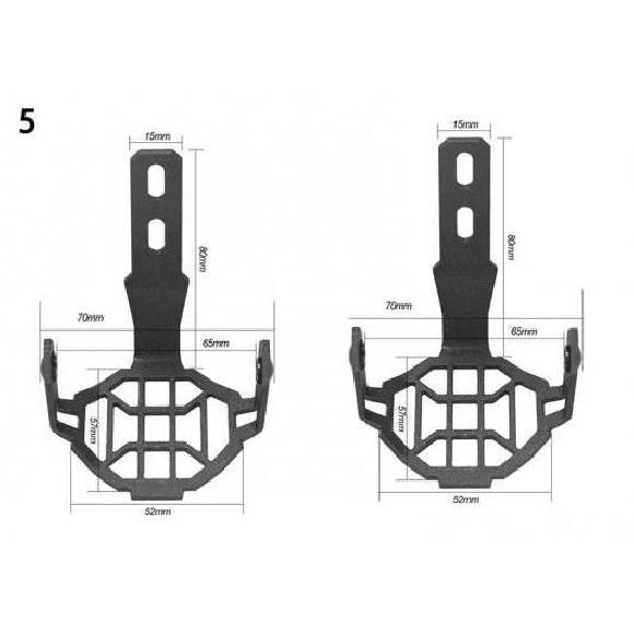 補助 フォグライト 40W LED アセンブリ コンボ オートバイ 適用: BMW R1200GS ADV F800GS R1100GS モーターバイク 2ピース カバー AL-KK-2510 2輪 AL