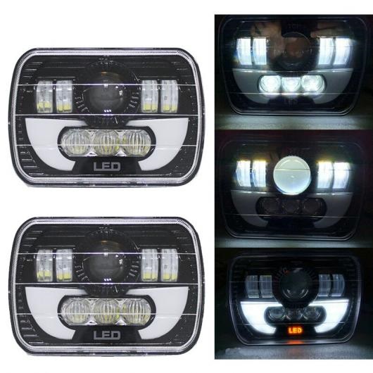 5×7インチ DRL LED ヘッドランプ 5X7 トラック ヘッドライト HI/LO