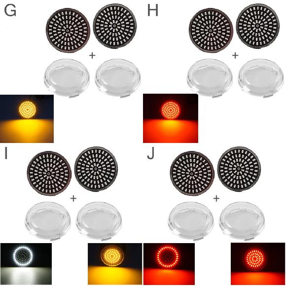 自動二輪車 バレット LED ウインカー 表示計器 ともし火 照明ランプ + 水晶体 取りまかなう 当てはめる: ツーリング 1仕かける AL-KK-2827 2輪 AL