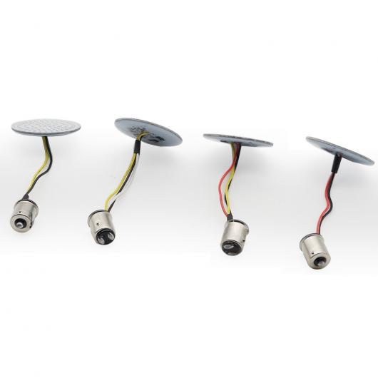 1ペア LED ウインカー インジケーター ライト ランプ 11561157 ライト 適用: 2ピース ホワイト イエロー〜2ピース レッド AL-KK-2828 2輪 AL_7