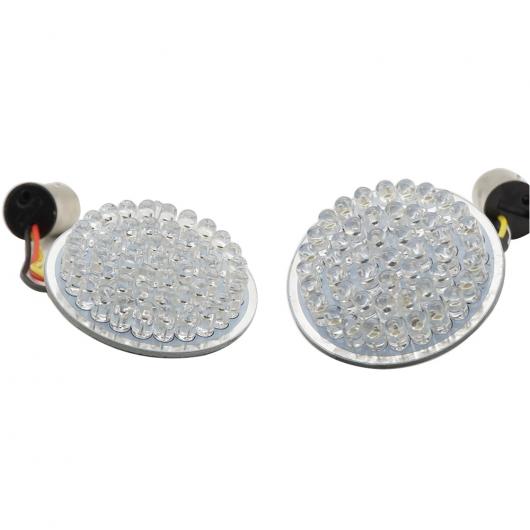 1ペア LED ウインカー インジケーター ライト ランプ 11561157 ライト 適用: 2ピース ホワイト イエロー〜2ピース レッド AL-KK-2828 2輪 AL_11