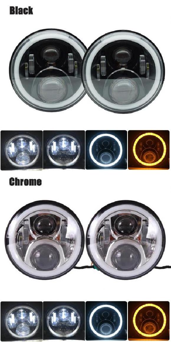 7インチ LED ヘッドライト 60W LED ヘッドライト 適用: 自動車