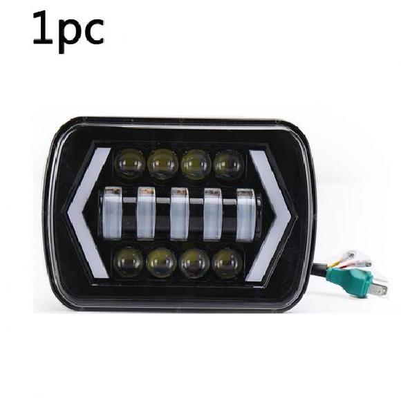 1ピース 7X6 LED ヘッドライト 55W オフ ロード モトクロス オート LED ライト 適用: ジープ/JEEP ラングラー 1ピース ヘッドライト AL KK 2910 AL :503477920:オートパーツエージェンシー 4号店