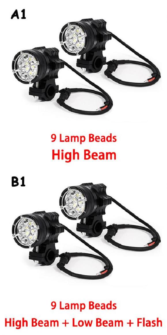 LED オートバイ ヘッドライト モト LED ランプ 適用: BMW R1200GS 2ピース 9ランプ ビーズ・2ピース 9 シップ フラッシュ AL-KK-2918 2輪 AL