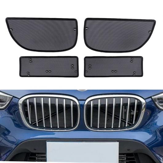 ABS + ステンレス スチール 適用: BMW X1 F48 2016-2020 アクセサリー メッシュ フロント グリル 防虫 ネット トリム AL-KK-3531 AL
