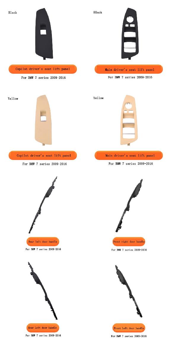 リモート コントロール パネル インサイド ドア ハンドル リフター スイッチ パネル フロント リア 適用: BMW 7シリーズ タイプ001〜タイプ008 AL KK 4445 AL :503509220:オートパーツエージェンシー 4号店