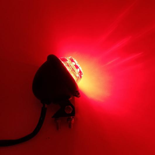 12V LED テールライト オートバイ モーターバイク ブレーキ リア ランプ テールライト 適用: チョッパー ブラック・ブラック×レッド AL-KK-5307 2輪 ALの画像