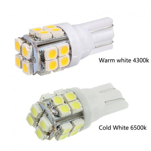 10ピース T10 LED ウォーム ホワイト ランプ 3528 20SMD 168 192 W5W T10 コールド ホワイト・T10 ウォーム ホワイト AL-KK-6798 AL｜apagency4｜06