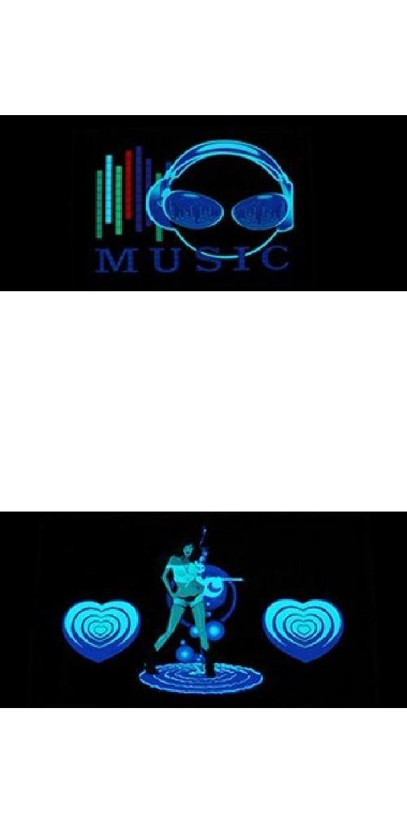 シールド LED サウンド アクティブ イコライザ ネオン EL ライト ミュージック リズム フラッシュ 45×30cm A・50×30cm A AL-MM-2169 AL