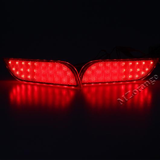2ピース LED リア バンパー リフレクター ライト ドライブ ブレーキ フォグ トリム テール ランプ 適用: スバル インプレッサ WRX  STI レガシィ AL-MM-2182 AL