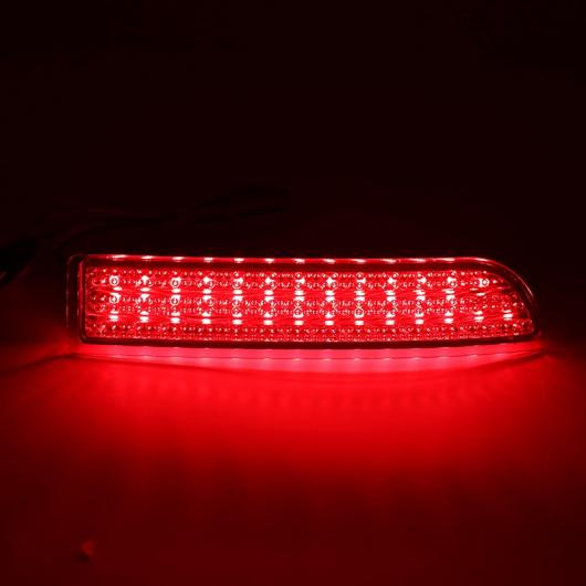 2ピース LED リア バンパー リフレクター ライト レッド ドライビング ブレーキ フォグ トリム モールディング テール ランプ 適用: トヨタ AL-MM-2221 AL