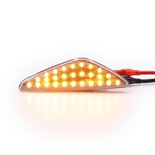 2 ピース クリア/スモーク ダイナミック フロー LED サイド マーカー シグナル ライト 適用: BMW X5 E70 X6 E71 E72 X3 F25 スモーク・クリア AL-MM-2246 AL_6