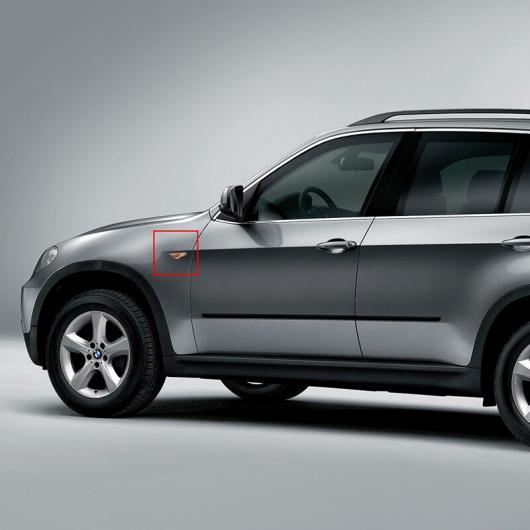 2 ピース クリア/スモーク ダイナミック フロー LED サイド マーカー シグナル ライト 適用: BMW X5 E70 X6 E71 E72 X3 F25 スモーク・クリア AL-MM-2246 AL_9