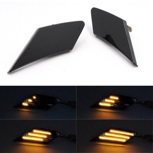 2ピース LED アンバー ダイナミック フロー ウインカー サイド マーカー ライト 適用: サイオン/SCION FR-S スバル BRZ トヨタ FT86 AL-MM-2316 AL