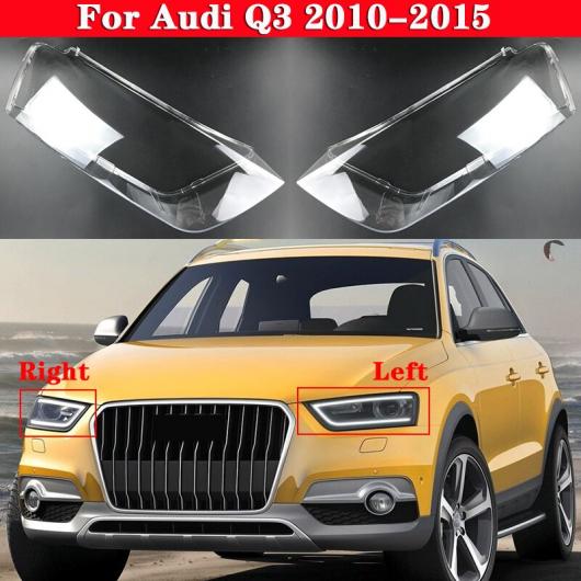 適用: アウディ/AUDI Q3 2010 2015 フロント ヘッドライト カバー オート ヘッドランプ ランプシェード ランプカバー ヘッド ランプ ライト 左右 AL MM 4252 AL :504131170:オートパーツエージェンシー 4号店