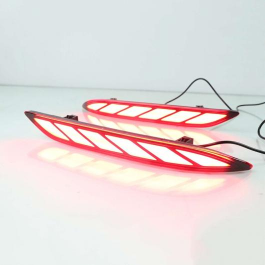 LED 反射 リア バンパー リフレクター ライト ランプ ブレーキ ストップ ライト 適用: ホンダ タイプ A・タイプ B AL-MM-4857 AL_4