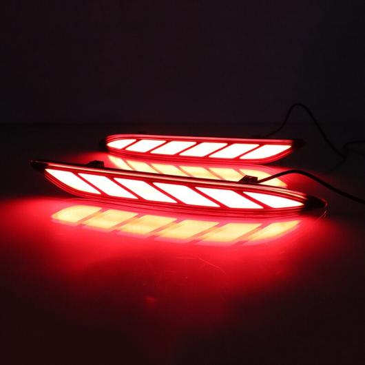 LED 反射 リア バンパー リフレクター ライト ランプ ブレーキ ストップ ライト 適用: ホンダ タイプ A・タイプ B AL-MM-4857 AL_8