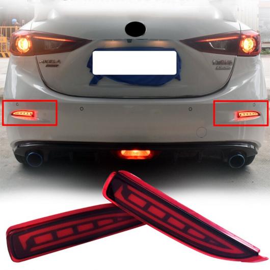 2ピース LED リア テール ランプ ブレーキ ライト リア バンパー ウインカー ライト 装飾 ランプ 適用: MAZDA6 MAZDA6 アテンザ 2019 2020 AL-MM-4867 AL