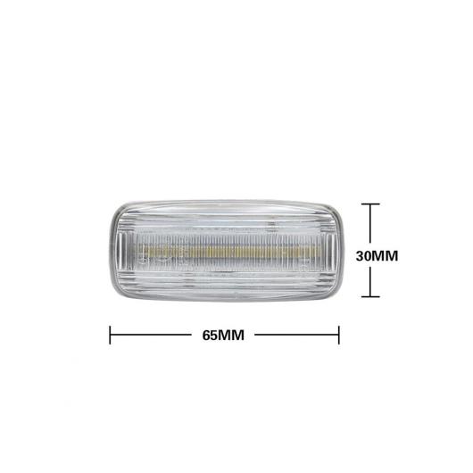 LED サイドマーカー ランプ アンバー ターンシグナルライト 適用: ジープ/JEEP コマンダー パトリオット コンパス グランド スモーク・クリア AL-MM-5594 AL｜apagency4｜06