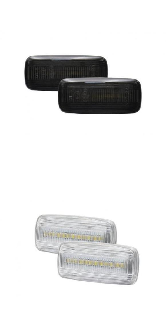 LED サイドマーカー ランプ アンバー ターンシグナルライト 適用: ジープ/JEEP コマンダー パトリオット コンパス グランド スモーク・クリア AL-MM-5594 AL｜apagency4