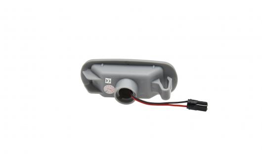 4ピース クリア スモーク レンズ アンバー レッド LED サイドマーカー ライト ベッド ランプ 適用: ダッジ・ラム 2500HD スモーク・クリア AL-MM-5661 AL_6