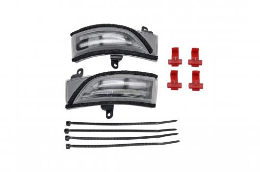 適用: スバル WRX STI 15-18 LED ターンシグナルライト ダイナミック サイド ミラー ウインカー ランプ スモーク・クリア AL-MM-5774 ALの画像